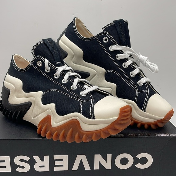 Converse Men’s RUN STAR MOTION OX
BLACK/WHITE/EGRET 172895C Platforms Sneakers - Picture 5 of 16